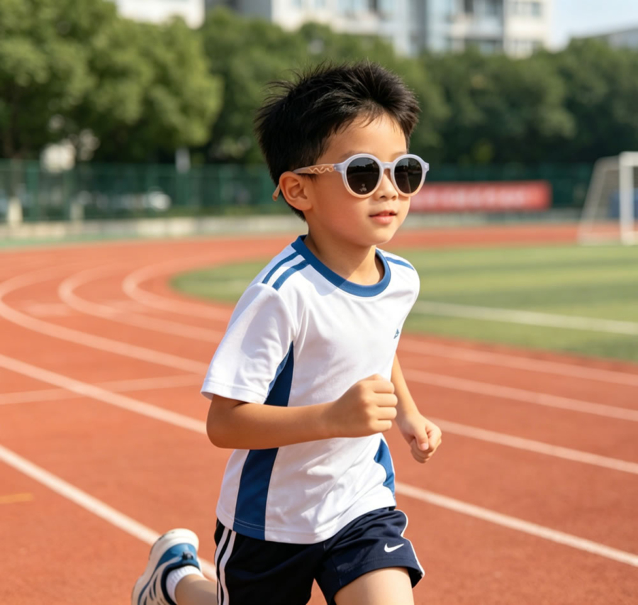 6-10岁儿童男女-硅胶材质-高清偏光防紫外线墨镜