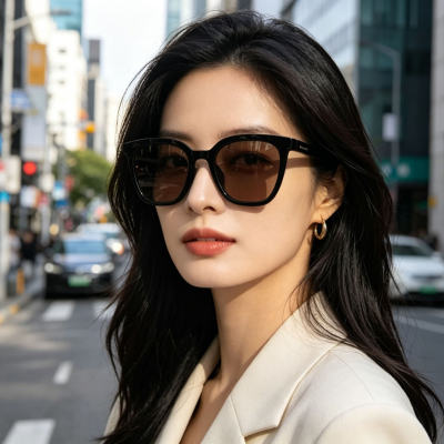 女士方框墨镜